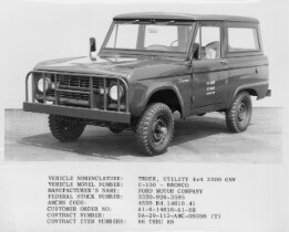 Bronco for army use